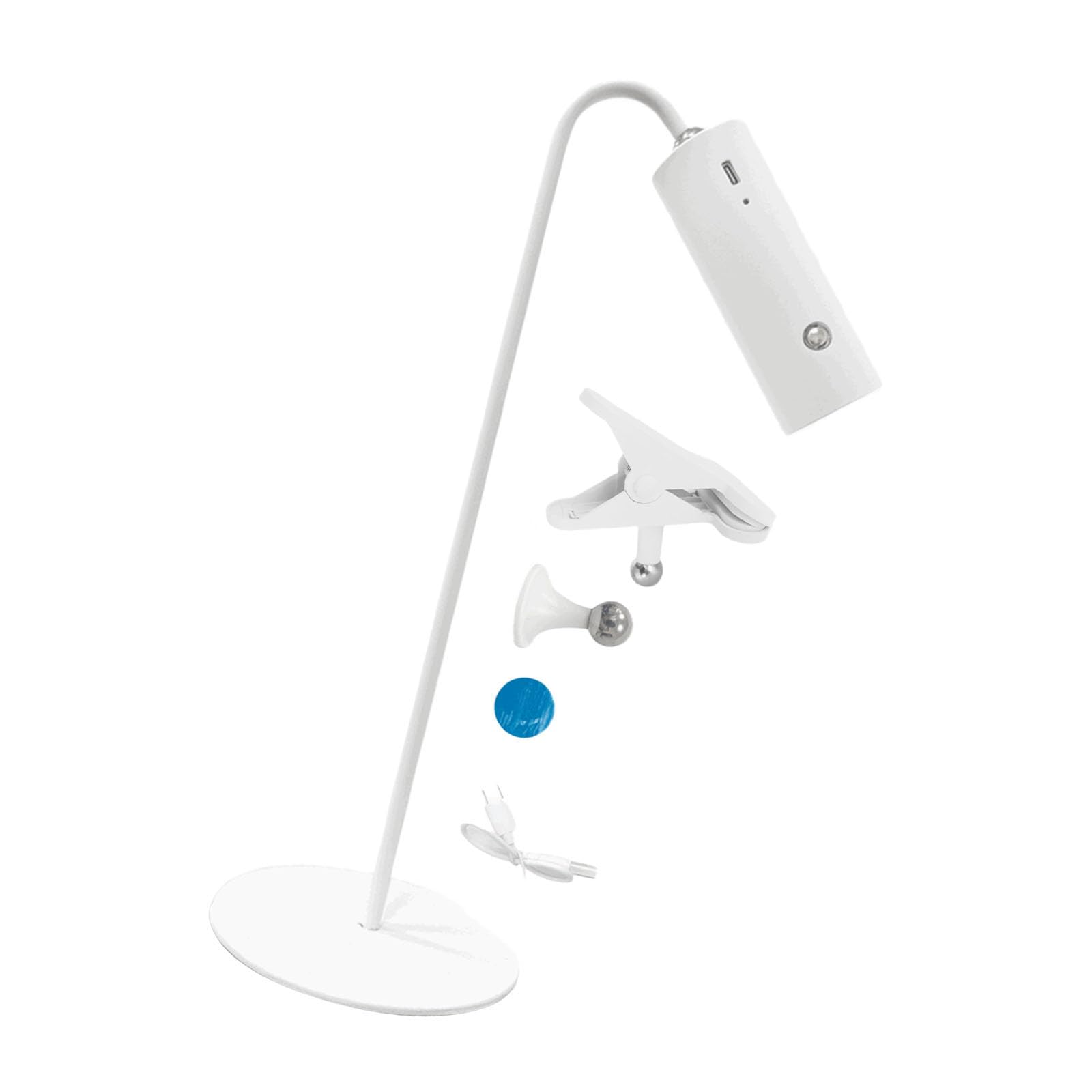 Nucelit Reading LED Desk Lamp Base Touch Adjustable Brightness Portable Bedroom Light Suitable for Study and Relaxation Bedroom Light