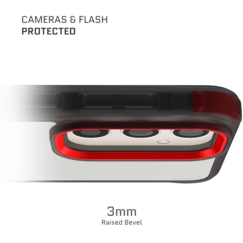 Image of Ghostek Covert Galaxy S24 Plus Clear Case with Military Grade Shockproof Protection, Non-Slip Grip, Protective Silicone Phone Cover Designed for 2024 Samsung Galaxy S24+ (6.7 inch) (Smoke)