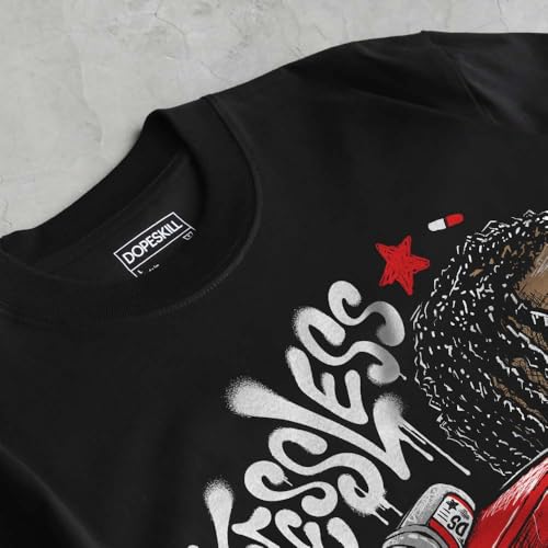 Image of DopeSkill Graphic Tee Streetwear Hip Hop Hypebeast Street Style Unisex T-Shirt Sneaker Colour Matching Shirts Cool Flexing