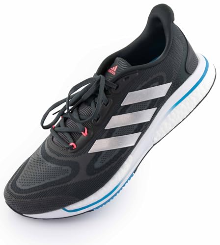 Adidas Supernova +, Zapatillas para Correr Hombre, Carbon/Silvmt/Turbo, 44 2/3 EU