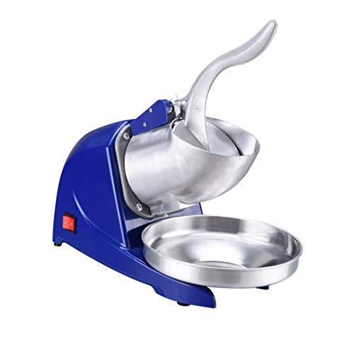 LIU UK Ice Crusher Elektrische Eiscrusher-Rasierapparat-Schneekegel-Hersteller-Maschine Silber 143 Pfund/Stunde FüR Ausgangs- Und Handelsgebrauch Cover