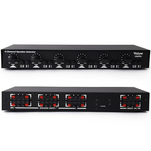 Selector de altavoces de 6 canales: solucione la falta de audio independiente en sus habitaciones