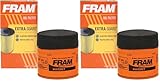 FRAM Extra Guard PH4967, 10K Mile Change Interval Spin-On Oil Filter, black (Pack of 2)