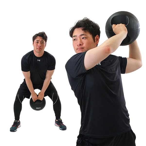 Amazon | ダブルグリップメディシンボール トレーニングボール