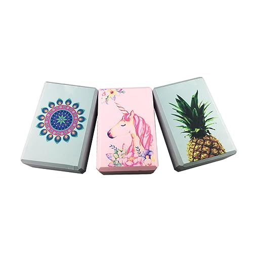 BESPORTBLE Adereços 2 Pçs Bloco De Espuma De Fitness Yoga Almofada De Espuma Blocos De Espuma De Yog