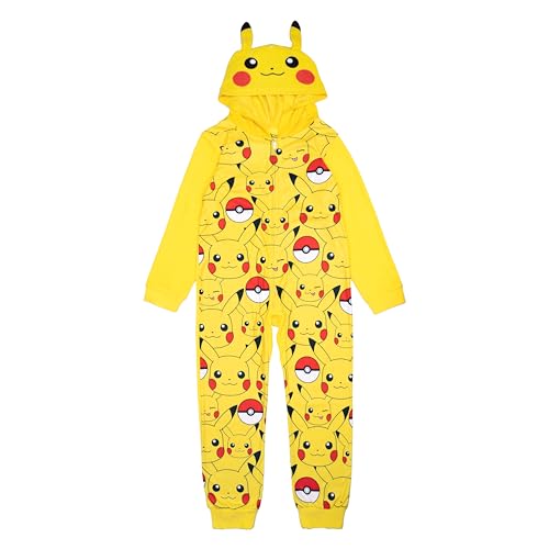 Pokemon Manta con capucha, pijama cómodo, suave y lindo para niños, Very Pika Too, 6