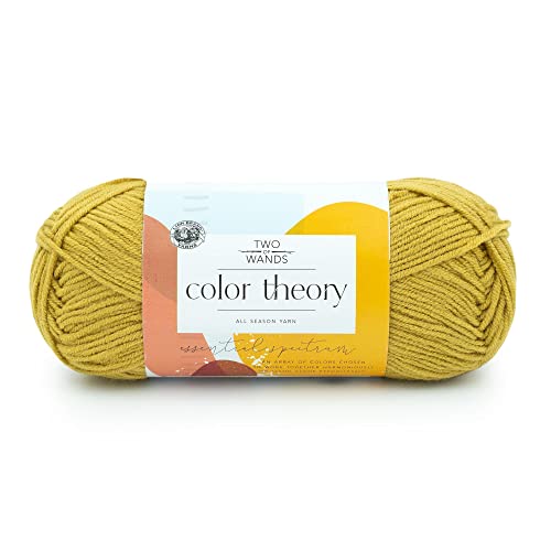 Image of Lion Brand Yarn, Color Theory Worsted Weight Yarn for Knitting and Crochet, Bee Pollen, 1 Pack, Acrylic Fiber with Modern Color Palette, Perfect for Sweaters, Hats and Cozy Blankets