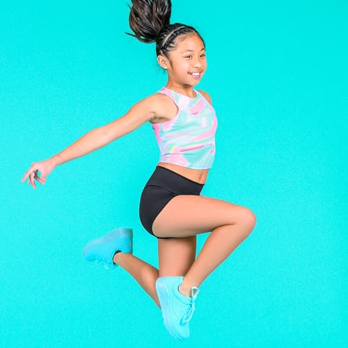 Image of Destira Girls Dance Crop Tank Top, Super Soft Athletic Top, Ideal for Gymnastics, Yoga, Workouts, Running