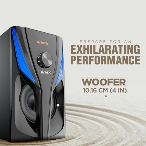 Image of Intex ROAR-800 Auxiliary, Bluetooth Deep Bass Home Theater with Subwoofer 5.1 Channel with 80W Premium Signature Sound, Multiple Connectivity Modes, Master Remote and Sleek Finish (Black)