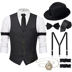 Stripe Vest-black Hat