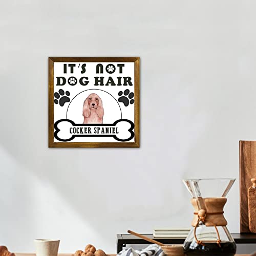 Décoration murale Cocker Spaniel tableau suspendu en bois pour maison