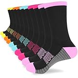 ouhos 5 pares de calcetines térmicos para mujer, paquete múltiple de calcetines