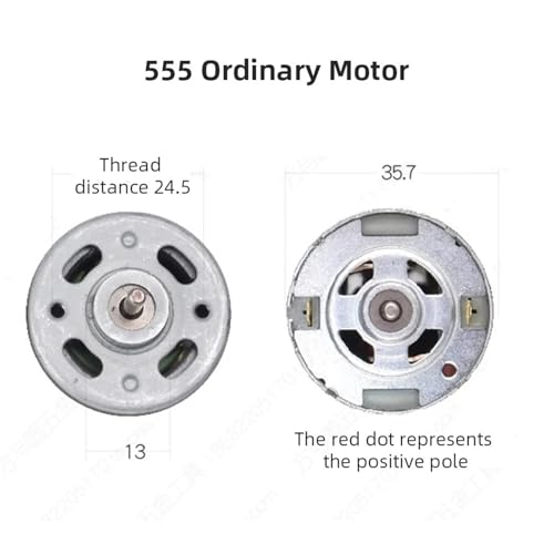 Moteur 555 couple élevé avec double roulement pour perceuse