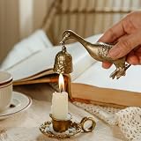 NIKKY HOME Vintage Candle Snuffer, Gold Goose Decor Candle Extinguisher