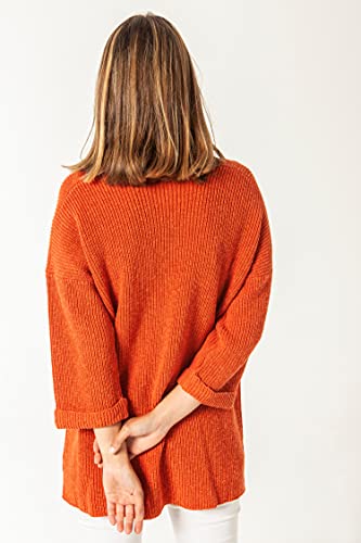 ETERKNITY - Cardigan Oversize Donna in Lino