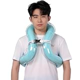 【2026新型・欧米人気商品】LLXS 着用式 見える安全性 浮き輪 大人用 子供 ダブルエアチャンバー 透明外層 ライフジャケット 20-80kg 固定式 両手解放 バックル固定 厚手 丈夫 安全 軽量 水泳練習 水遊び 海水浴 空気入れ簡単 浮き輪法定認証商品 透明 51-80KG