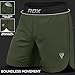 RDX MMA Shorts for Training & Kickboxing – Fighting Shorts for Martial Arts, Cage Fight, Muay Thai, BJJ, Boxing, Grappling Army Green
