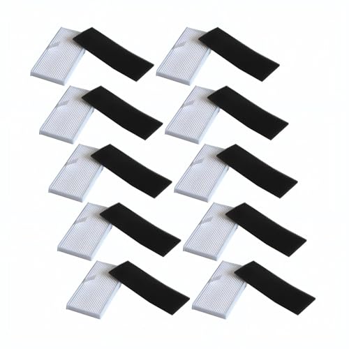 JIAYO 10 sets of filters, compatible for Proscenic Ultenic D5/D5S robot vacuum cleaner filter protection motor cleaning parts.