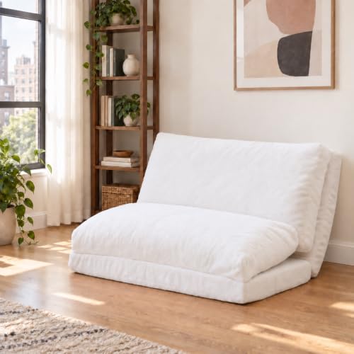 N&V Folding Matress Sofa Bean Bag Bed, Foam Filling Folding...