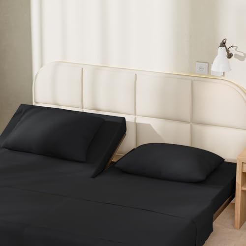 N&Y HOME StretchSnug Split Top Sheets Set for King & California...