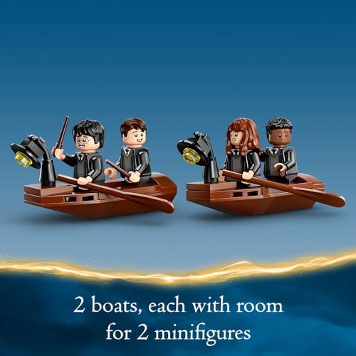 LEGO Harry Potter Hogwarts Boat House Building Toys - Harry Potter Toys for Kids, Girls & Boys, Age 8+ - Birthday Gift with 5 Minifigures - 76426 - Image 5
