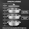 AuFranc® 5 Quart Steamer for Cooking - Stainless Steel Steam Pot with Steamer Basket, Multipurpose Cooking Stock Pot with Tempered Glass Lid, Non-Toxic Cookware for Slow Cooking and Steaming (Silver) #1