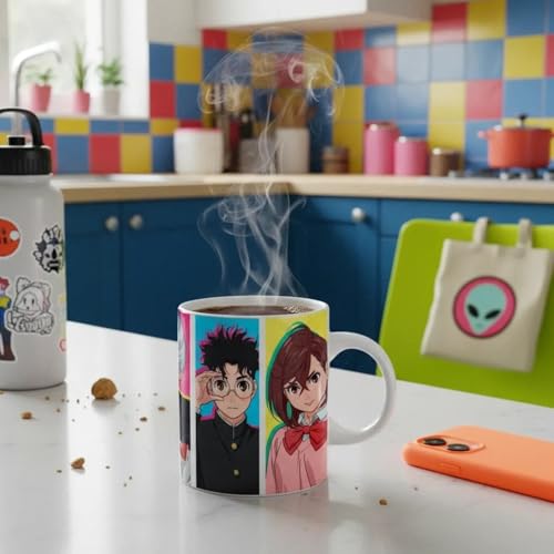 Taza de cerámica ABYSTYLE 320 ml Dan Da Dan Anime miniatura 5