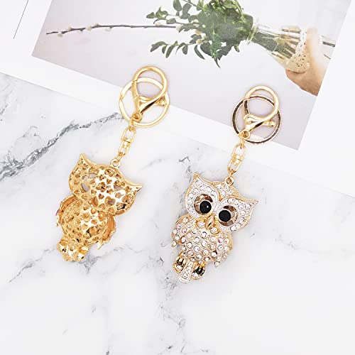 Keepdowin Key Chains Women Cute Keychains For Women Funny Anime Keychain For Her Sister Girl Birthday Gift Bag Wallet Accessories (White Owl) #TOP3