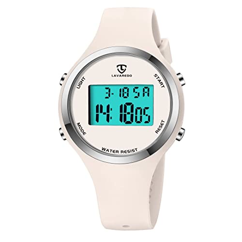 Imagen de aswan watch Reloj Digital para Mujer con Alarma