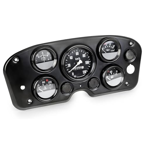 Kit de velocímetro 5 en 1 para resolver fallos de temperatura de agua y voltios en panel de 12V
