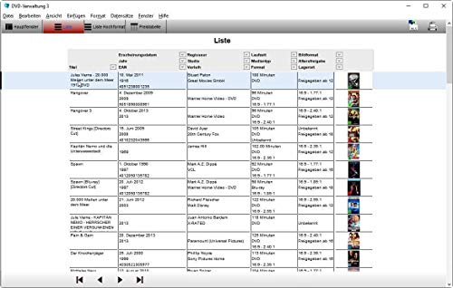 GS DVD-Verwaltung 3 - Software zur Verwaltung Ihrer DVD-Sammlung - Datenbank Programm zur DVD-Verwaltung - Image 6