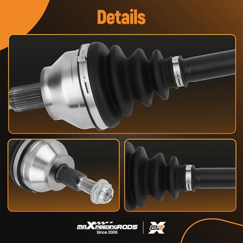 maXpeedingrods Front CV Axle Shaft Assembly for Ford Escape 2013-2019, 1.5L 1.6L 2.0L 2.5L, Lincoln MKZ 2.0L 2013, AWD, Left Driver Side, Replace# 66-2284, CV6Z3B437A by maXpeedingrods - Image 6
