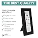 pbf PHOTO BOOTH FRAMES 2x6 Photo Strip Frame | 2 x 6 Photo Booth Strip Frame with Stand | Picture Frame for Photo Booth Strip | Premium Designer Photobooth Frame (Black)