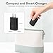 Samsung Adaptive Fast Charging USB Wall Charger Adapter For Samsung Galaxy S25 Ultra/S25/S25+/S25/s24/s23S8 S9 / Edge/Plus/Active, Note 5 8, 9, Note 10, Quick Charge, Android Phone Travel Plug -2 Pack