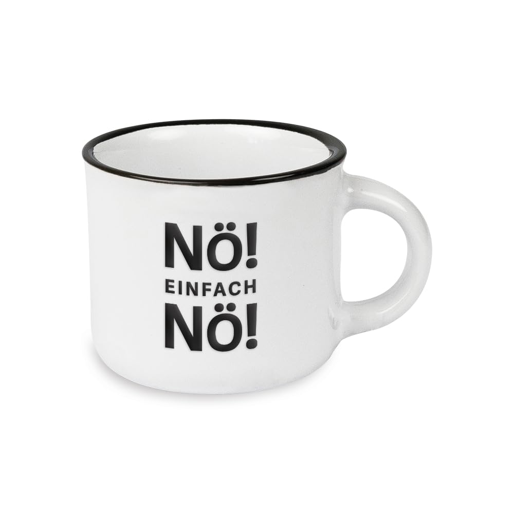Grafik-Werkstatt Espresso Cup Vintage Mini Ceramic Mug to Give as a Gift 95 ml