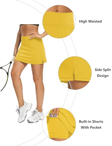Image of LouKeith Tennis Skirts for Women Golf Athletic Activewear Skorts Mini Summer Workout Running Shorts with Pockets