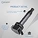 ECCPP Set of 4 Ignition Coil UF333,for Toyota for Camry &for Corolla for Solara for Highlander RAV4 for Scion xB tC L4 2.0L 2.4L 2001 2002 2003 2004 OE 90919-02244 UF333 C1330