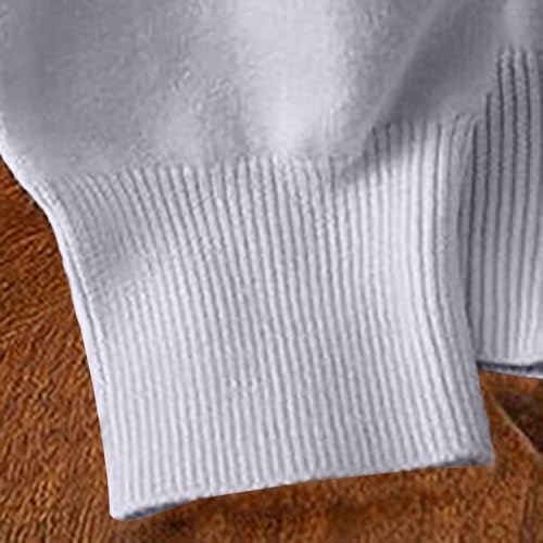 Men's Fashion Knit Polo Sweaters, Lightweight Casual Long Sleeve Knitwear Quarter Button Collar Lapel Sweater Tops4