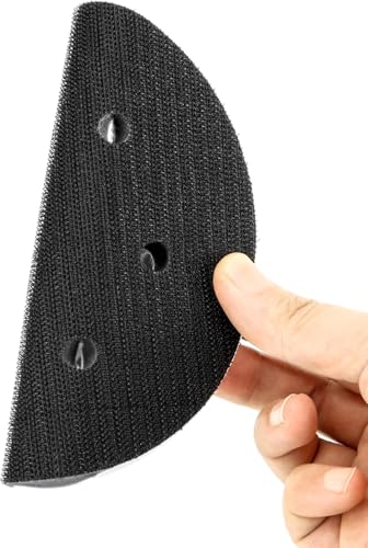 CYTGOUPER 2 Stück Softauflage 150mm Klett, 6 Löcher Schwamm Interface Pad, Weiches Schleifpad Schleiftellerschoner für Schleifteller Exzenterschleifer (6 Löcher)