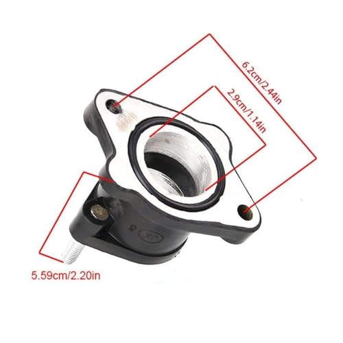 Piezas de motocicleta de alta resistencia: conectores de goma recta de 27mm 2
