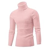 Anlässe - Tragen Sie es allein oder tragen Sie es darunter. Dieser Turtlenck-Pullover lässt sich leicht mit verschiedenen Jacken, Mänteln oder Businesskleidung kombinieren, modisch und gutaussehend. Das Oberteil ist schlicht und sexy, es lässt Sie schlank und super charmant aussehen.