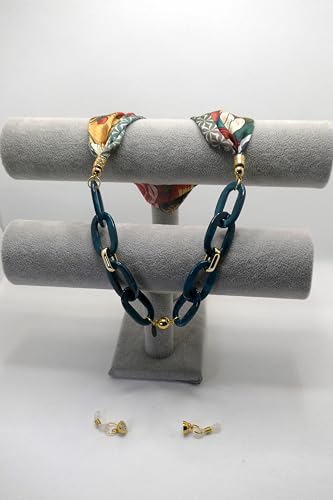 Chaînette pour lunettes DOLLI collier 47 en maille fine et finitions or - 3