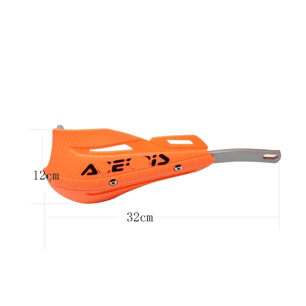 Protezione Freno Manubrio Paramani per Moto Universale da 22 Mm E 28 Mm, Kit di Montaggio per Maniglia, Paramani Adatti A Tutte Le Moto da Cross Ed Enduro.