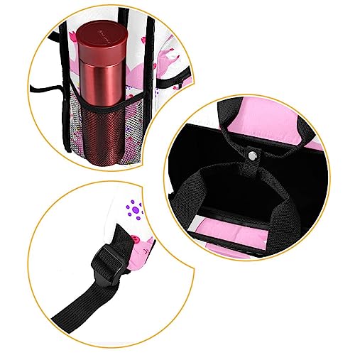 Cartable pour filles cochon avec couronne en version multicolore