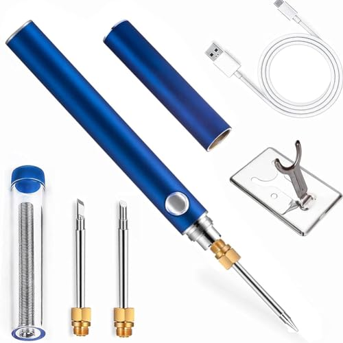Kit de soudage sans fil bleu avec 3 pointes interchangeables - 2