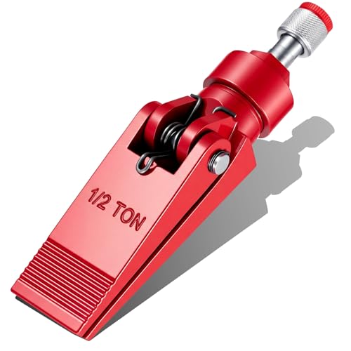 Hicarer 1/2 Ton Hydraulic Spreader Tool 3-1/4 Max Opening Hydraulic Wedge Spreader 1/4 Npt Port Fits 4-10 Ton Porta Power Kits Heavy Duty Tool for Auto Body Repair Machinery Maintenance