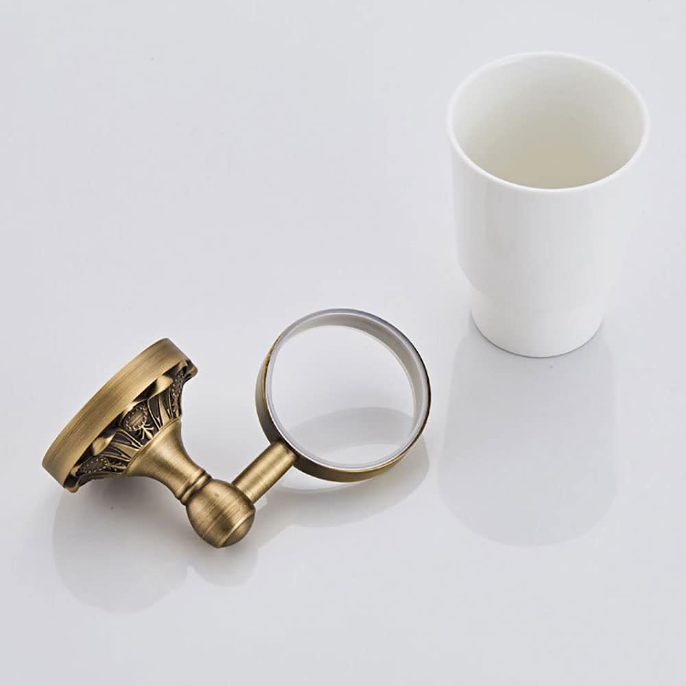 1 Portacepillos de Dientes con Vaso Porcelana for Baño