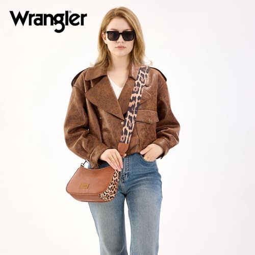 Image of Wrangler Western Shoulder Bag for Women Small Purse Aztec Hobo Bag HandBag with Detachable Strap