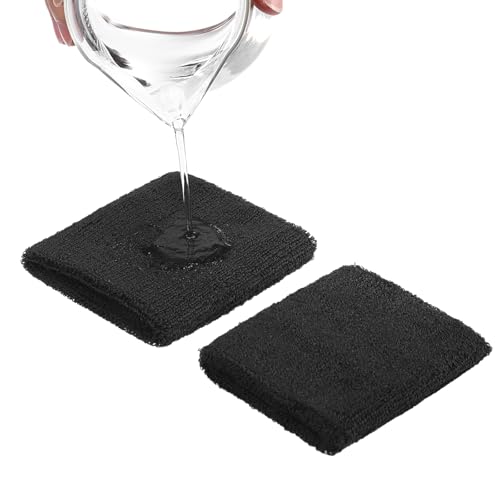 willbond 8 pack wrist sweatbands sports wristbands tennis sweatbands neon 80s thick cotton gymnastics sweat band international sports athletic wristband for men women party supplies