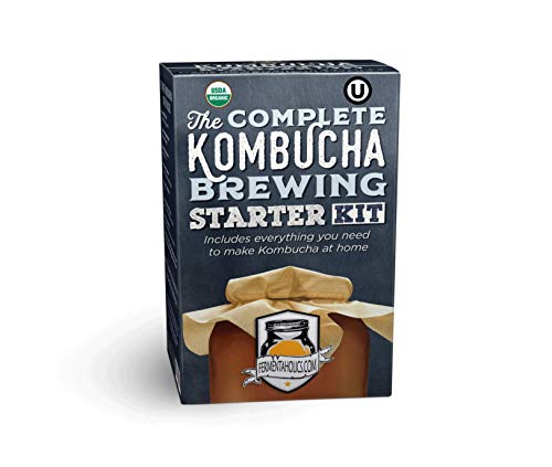 The Compete Kombucha Brewing Starter Kit | Fermentaholics USDA Certified Organic Making Kit